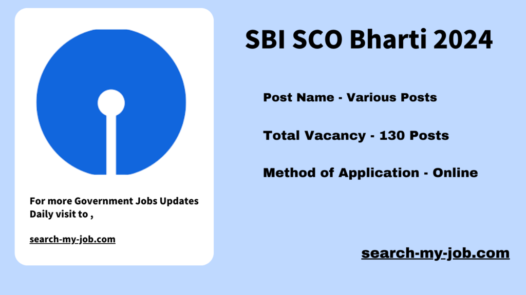 SBI SCO Bharti 2024