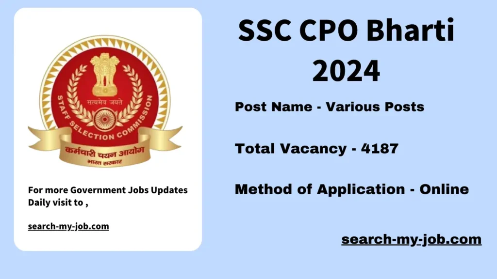 SSC CPO Bharti 2024